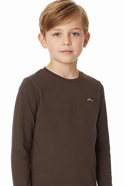 Next Dětské Tričko S Dlouhým Rukávem Hnědé Bavlněné S Motivem Auta Vel. 2/3 Roky