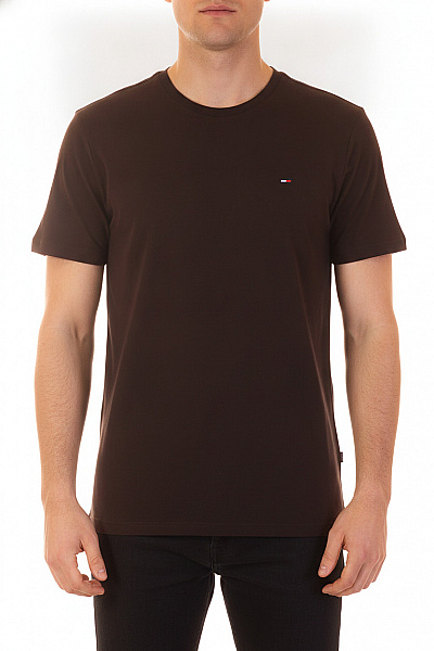 TOMMY HILFIGER Pánské Tričko S Krátkým Rukávem Basic černé Bavlněné Velikost M
