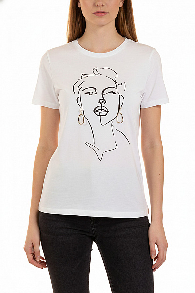 ONLY Dámské Tričko S Krátkým Rukávem A Potiskem Marilyn Monroe Vel. EU XS