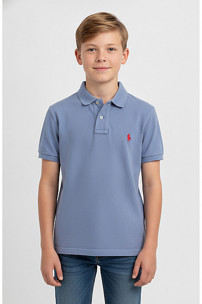 Ralph Lauren Dětské Chlapecké Tričko Modré Bavlna Vel. M