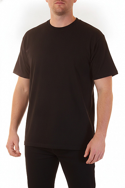 URBAN CLASSICS Pánské Tričko S Krátkým Rukávem černé Basic Bavlna Velikost XXL