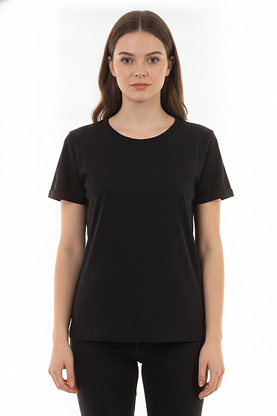 VERO MODA Dámské Tričko S Krátkým Rukávem Basic černé Bavlněné Vel. M