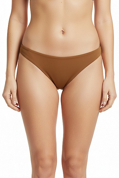 Dámské Hnědé Plavkové Kalhotky Bikiny Velikost L