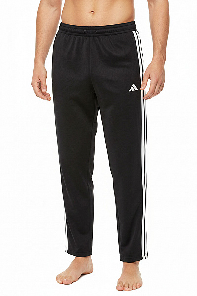 ADIDAS Pánské černé Sportovní Tepláky S Lampasem Vel. M