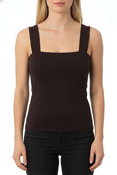 Dámské černé Tílko Bez Rukávů Crop Top Velikost 36