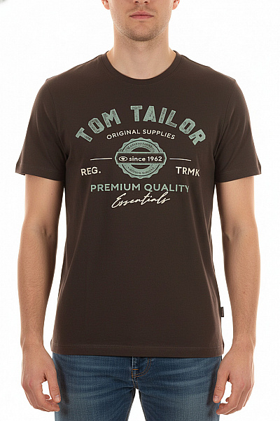 TOM TAILOR Pánské Tričko S Krátkým Rukávem A Potiskem Vel. 3XL