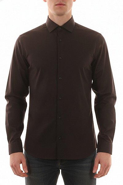 JACK & JONES Pánské Bavlněné Košile S Dlouhým Rukávem Elegantní Business Slim Fit černé Velikost M/41