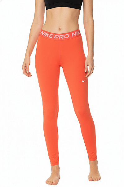 Nike Dámské Oranžové Sportovní Legíny Na Cvičení Vel. S