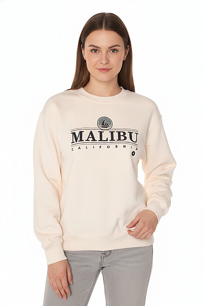 Hollister Dámská Mikina Přes Hlavu S Potiskem Malibu California Vel. M