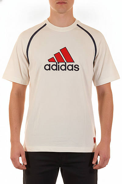 ADIDAS Pánské Tričko S Krátkým Rukávem A Potiskem Basic Velikost EU M