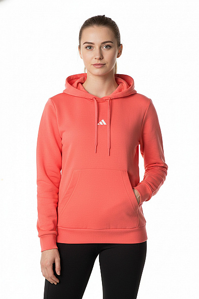 ADIDAS Dámská Mikina S Kapucí A Klokaní Kapsou Růžová Vel. EU S