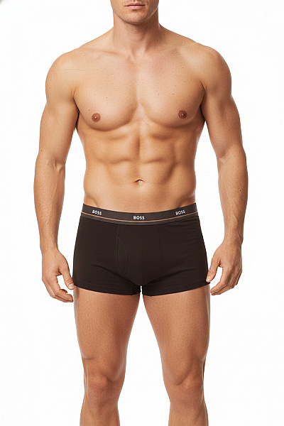Hugo Boss Pánské Bavlněné Boxerky černé Velikost L