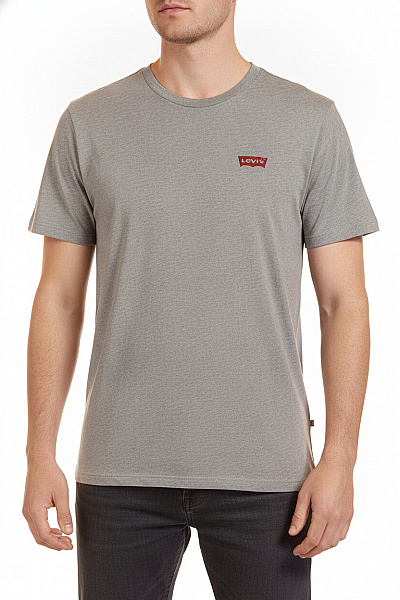 LEVIS Pánské Tričko S Krátkým Rukávem Basic šedé Velikost EU XL
