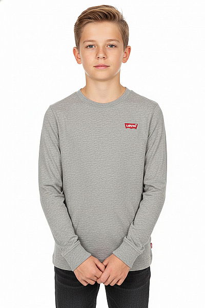 LEVIS Dětské Tričko S Dlouhým Rukávem šedé Vel. 110 Cm