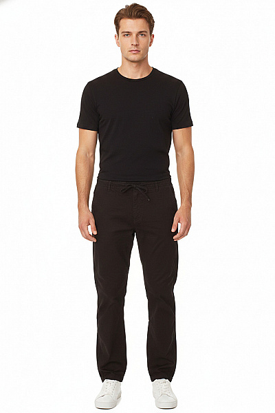 JACK & JONES Pánské Volnočasové Kalhoty S Kapsami černé Bavlněné Vel. XL
