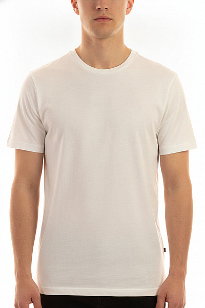 SUPERDRY Pánské Tričko S Krátkým Rukávem Basic Bavlněné Bílé Vel. M