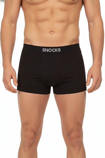 Snocks Pánské Boxerky Bavlněné černé Vel. L