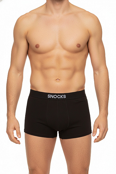Snocks Pánské Boxerky Bavlněné černé Vel. L