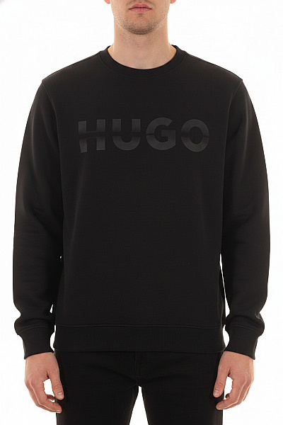 Hugo Boss Pánská Mikina S Dlouhým Rukávem černá Streetwear Crewneck Vel. EU Xl