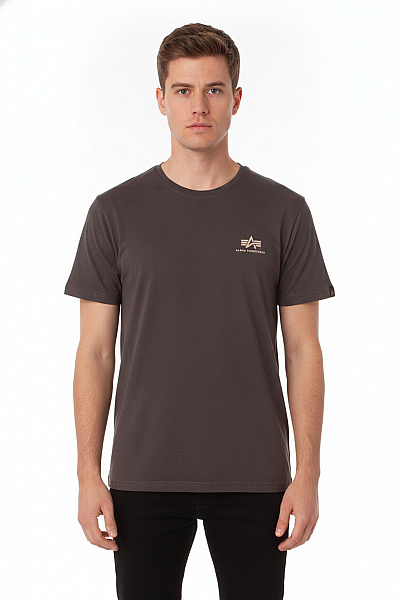 Alpha Industries Pánské Tričko S Krátkým Rukávem Basic Jednobarevné Bavlněné Vel. M