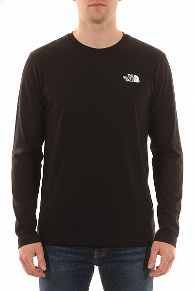 THE NORTH FACE Pánské Tričko S Dlouhým Rukávem černé Bavlněné Vel. EU Xl
