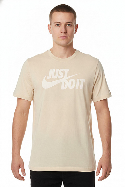 Nike Pánské Tričko S Krátkým Rukávem A Potiskem Basic Velikost L