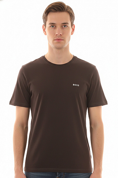 Hugo Boss Tričko S Krátkým Rukávem A Nápisem Basic Velikost L