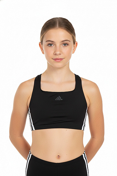 ADIDAS Dívčí Plavky černé S Pruhy Vel. 164