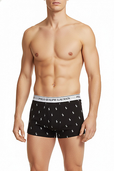 Ralph Lauren Pánské Boxerky S Potiskem Koní Bavlněné Vel. M