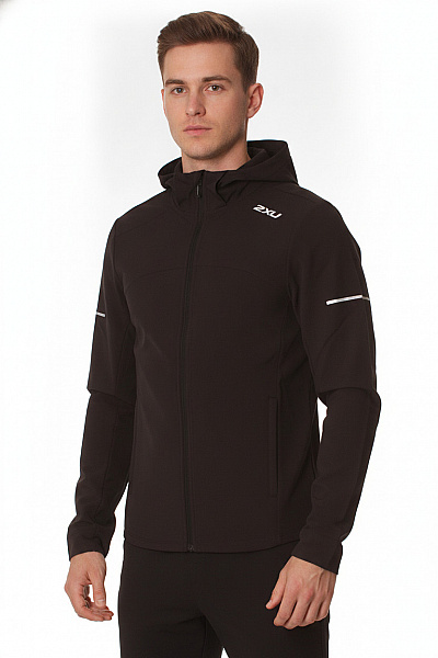 2XU Pánská Bunda Na Běhání S Kapucí A Zipem Vel. XS