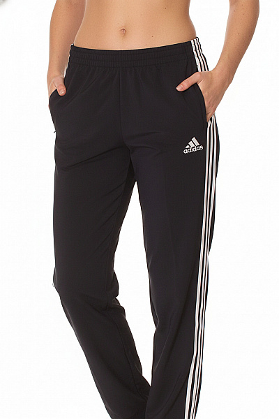 ADIDAS Dámské černé Sportovní Kalhoty S Lampasem Vel. EU L
