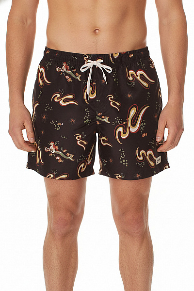 Bather Pánské Plážové Kraťasy S Potiskem Vel. EU XL