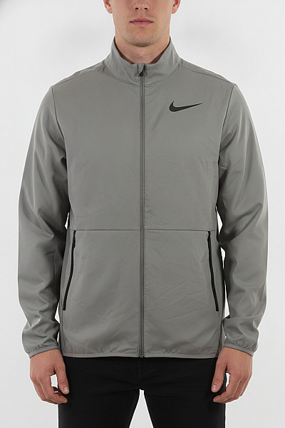 Nike Pánská Bunda šedá Sportovní Běžecká Lehká Funkční Se Zipem Velikost EU M