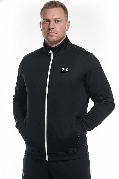 UNDER ARMOUR Pánská Mikina Na Zip S Dlouhým Rukávem černá Vel. EU 50-52