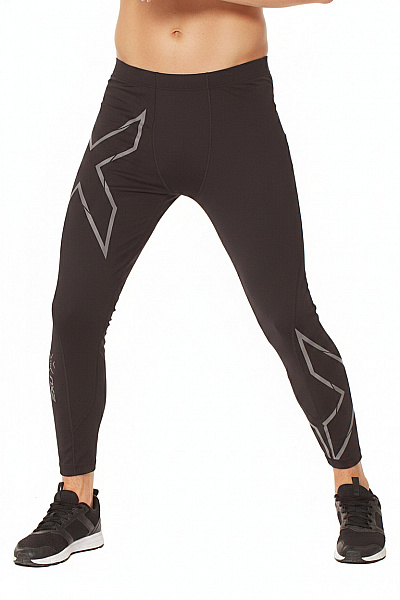 2XU Pánské Sportovní Kompresní Kalhoty Dlouhé šedé Velikost EU M