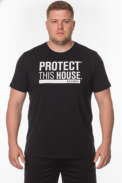 UNDER ARMOUR Pánské Tričko S Krátkým Rukávem A Potiskem Velikost 2XL