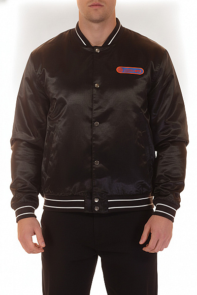 Puma Pánská Bomber Bunda Lesklá černá Retro Vel. EU XXL