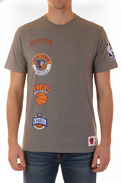 Mitchell & Ness Pánské Tričko S Krátkým Rukávem A Potiskem New York Knicks Velikost EU M