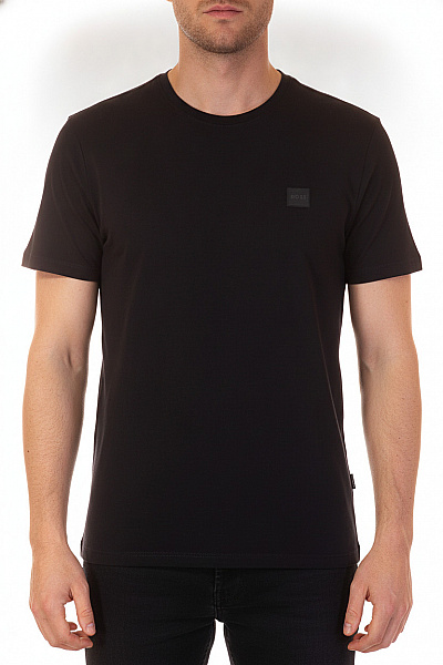 Hugo Boss Pánské Tričko S Krátkým Rukávem Basic černé Bavlněné Vel. XL