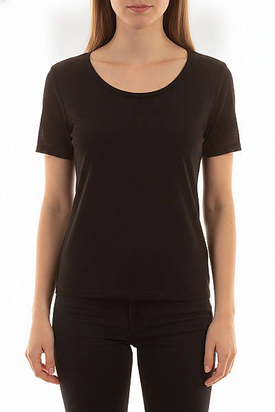 URBAN CLASSICS Dámské Tričko Krátký Rukáv černé Basic Crop Top Velikost M