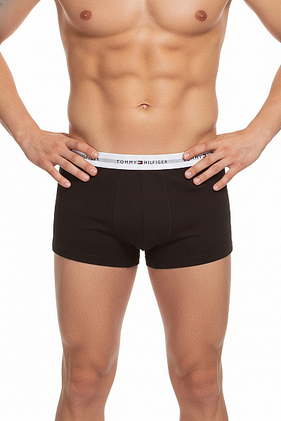 TOMMY HILFIGER Pánské Boxerky Bavlněné černé