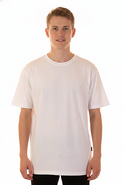URBAN CLASSICS Pánské Tričko S Krátkým Rukávem Bílé Basic Bavlna Vel. EU 3XL