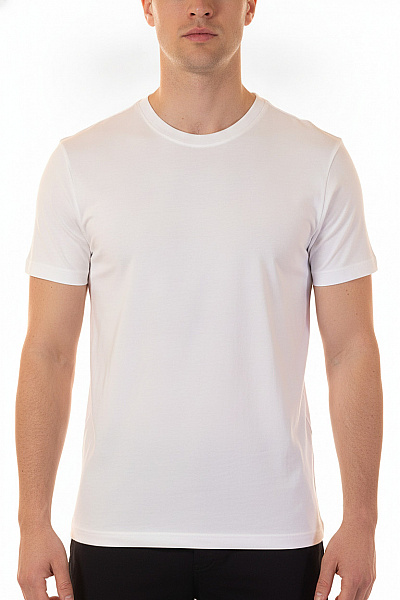 URBAN CLASSICS Pánské Tričko S Krátkým Rukávem Basic Bílé Bavlněné Velikost EU L