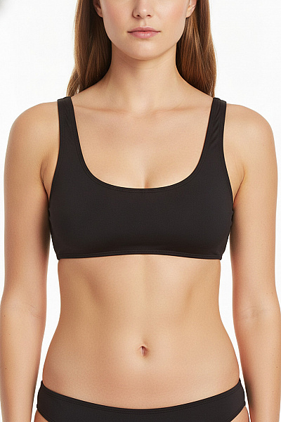 URBAN CLASSICS Dámské Plavky černé Crop Top Vel. EU M