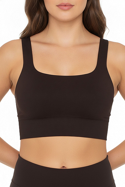 Aimn Dámský Bezešvý Crop Top Na Cvičení Hladký Velikost EU L
