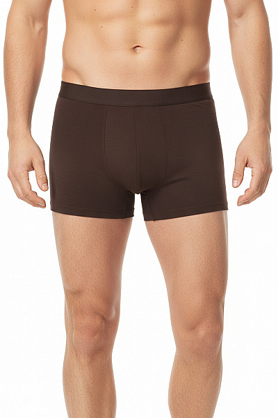 Organic Basics Pánské Boxerky Hnědé Vel. EU L