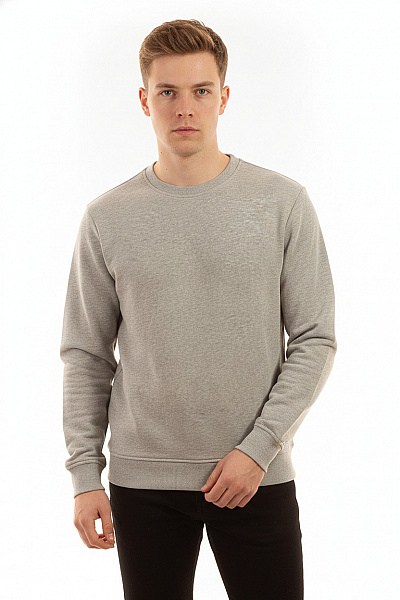 URBAN CLASSICS Pánská Mikina šedá S Dlouhým Rukávem Crewneck Bez Potisku Vel. EU S