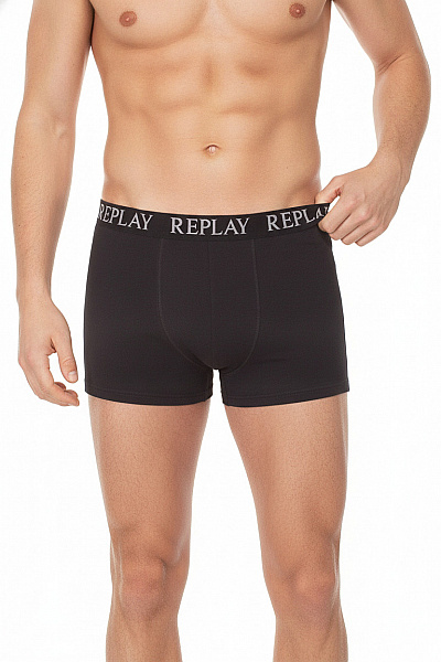 REPLAY Pánské Boxerky černé Vel. XS