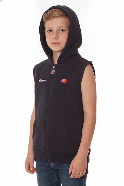 Ellesse Dětská Chlapecká černá Vesta S Kapucí Vel. 110/116