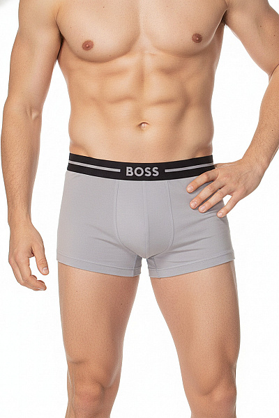 Hugo Boss Pánské Boxerky šedé Velikost M